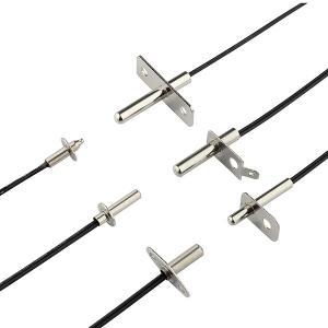 Quality 50K 100K Temperature Sensor NTC , Double Layer High Temperature Thermistor Sensor for sale