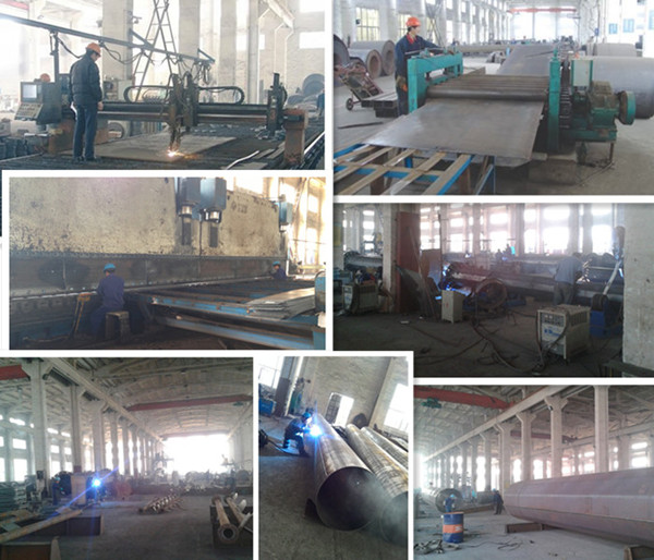 Railway use 9m Electrical Metal Utility Pole Straight Pole 4.0mm - 10mm Wall thickness