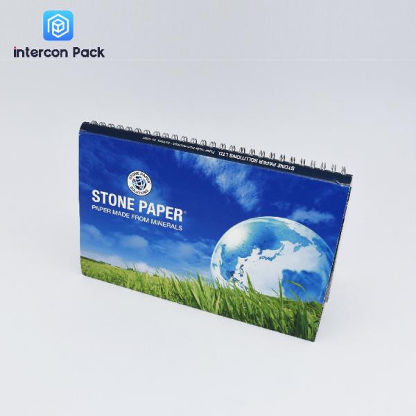 Customizable Waterproof Stone Paper Offset Printing Desk Calendar