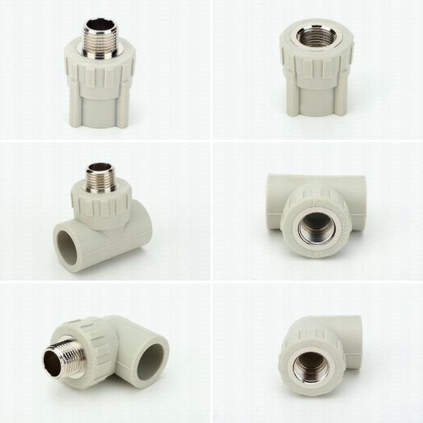 Hygienic Polypropylene Ppr Tube , PN20 High Temp Plastic Pipe For Irrigating System