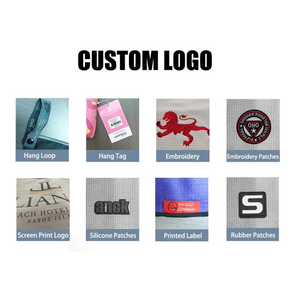Personalised Microfiber Golf Towel Custom Logo Microfiber Waffle Towel With Printing Golf Golf Clubs