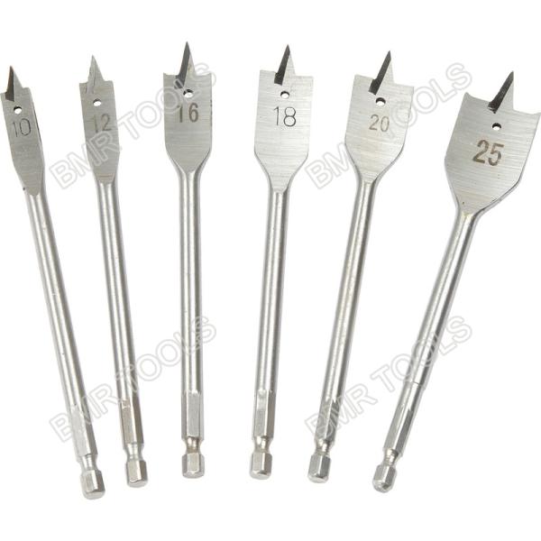 BMR TOOLS Factory Directly Supply 20mm Flat Wood Drill Bit For Wood Drilling with Helix Shank