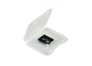China Eco - Friendly Memory Card Package Transparent Plastic Box 48 X 39 X 7.5mm on sale