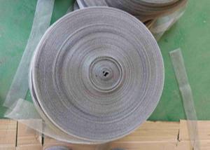 China Shielding Knitted Wire Mesh Tape Stainless Steel 10m Roll on sale