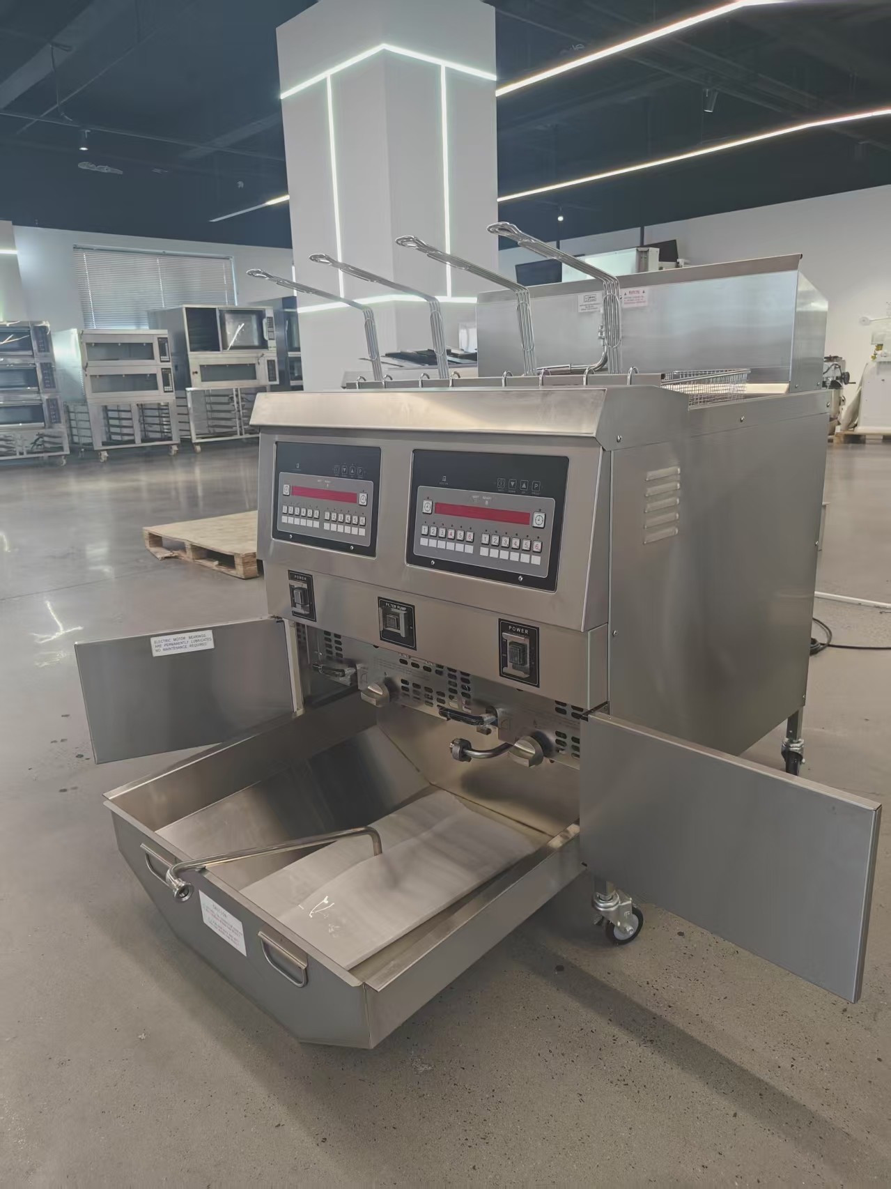 Two Pots Four Baskets GAS Open Deep Commerical Deep Chip Electric & Gas Deep Fryer