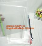 Office School Supply A4/5/6 Plastic PVC Document Bags With Zipper File Folder