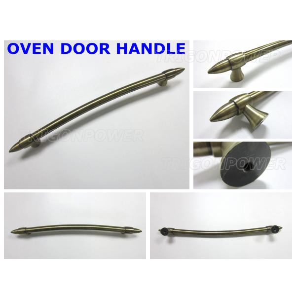 Metallic Material Oven Door Assembly , Heat Resistant Stove Door Handles