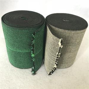 Quality Europe stlye High Tenacity Elastic Webbing Green Color Width 12cm For Sofa for sale