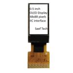 0.5 Inch OLED Display Module 88x48 Pixels Passive Matrix With I2C Interface