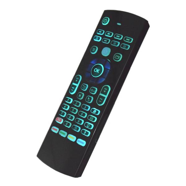 Buy Rechargeable Air Keyboard And Mouse Backlight With Ir Learning RF Remote at wholesale prices