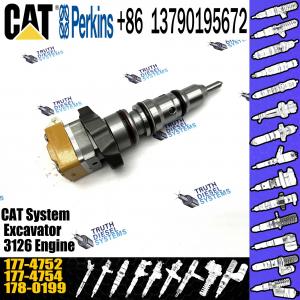 China Diesel engine parts E325C excavator injector CAT 3126 engine fuel injector 1774752 177-4752 on sale