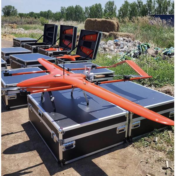 New Gasoline VTOL 18Hours Endurance ,350Km Range for Survey, Surveillance and Border Patrol