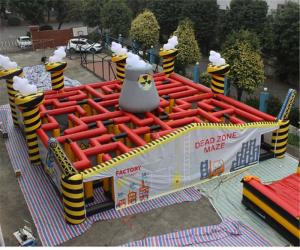 Quality Customized Inflatable Sports Games Outdoor Inflatable Haunted House Maze for sale