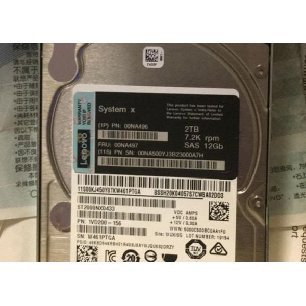 00NA496 00NA497 IBM System X Hard Drive 2TB SAS 12GB 2.5 Inch X3650M5 X3850X6
