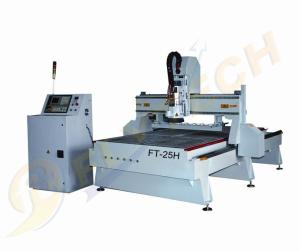 Woodworking CNC Router with ATC function with vaccum table NK200 control system