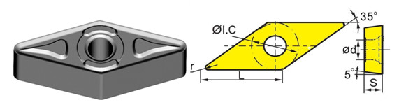 VBMT110202,VBET160404,VBGT160408,VBGT110302,Multi Color Tungsten Carbide Inserts Table Cutting And Easy Chip Breaking