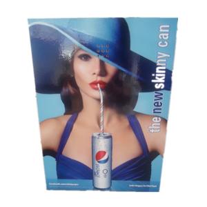 Quality Cosmetic Cardboard Standee Display With Speaker Panton Color 3D Desigh for sale