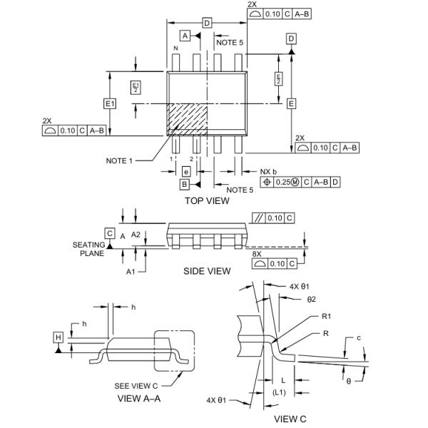AT24C256C-SSHL-T 256Kb I2C EEPROM with 1.7V-5.5V Voltage 1MHz Speed 64-Byte Page Hardware Protect, >1M Cycles 100-Year Retention Industrial Temp &