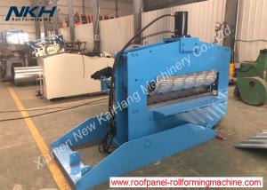 Quality Color Customized Roofing Sheet Crimping Machine For Roofing / Trapezoidal Profile for sale