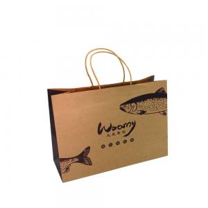 Personalised Printed Paper Bags Kraft Paper Bags With Handle Logo Recyclable