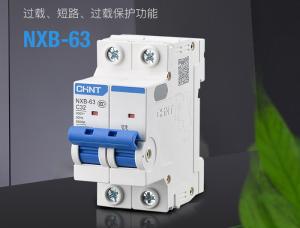 Quality Chint NXB Miniature Circuit Breaker 1~63A, 80~125A, 1P,2P,3P,4P for Circuit Protection AC230/400V Use for sale