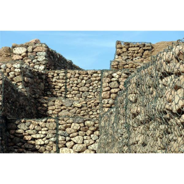 80*100mm Gabion Double Twisted Mesh Gabion Baskets Rock Fall Mesh