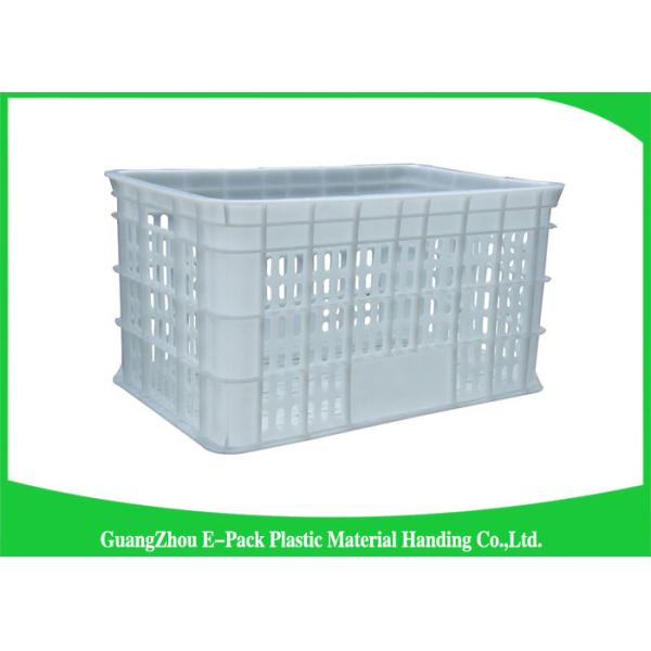 Economic Stackable Storage Containers , Household Plastic Stacking Crates Poultry Transport