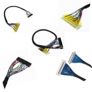 China Customized LVDS Cable Assembly for TFT LCD and Camera Modules with 105C Temperature Rating from Professional Wire Harness on sale