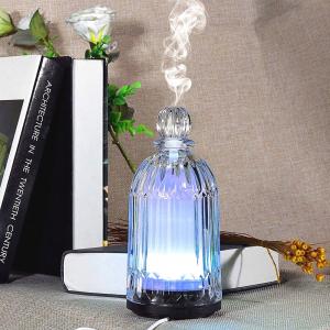 China HOMEFISH 120ml Glass Aromatherapy Humidifier Ultrasonic Household Essential Oil Aroma Diffuser on sale