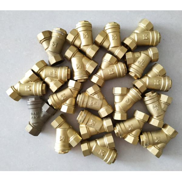 3/4" 1" 2" Copper Filter Y Strainer Valve Brass Filter Valve For Solar Water Heater