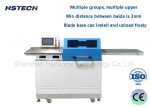 Quality LED Hard Strip V Cut Line Pcb Separator Machine Automatic Multiple Blade Pcb Separating Machine High Speed Steel Tool for sale