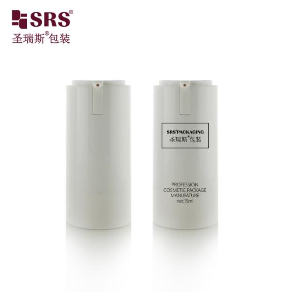15ml 30ml 50ml AS+PP Refillable Airless Pump Bottle for Cosmetic Serum