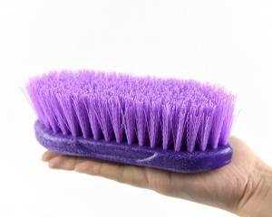 Quality Pony Cow Horse Grooming Brushes , Plastic 7&quot; Long Horse Bristle Brush for sale