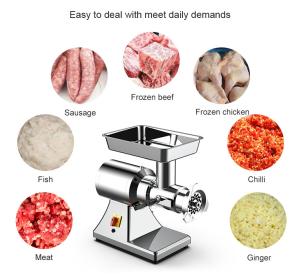 Quality New Product Electric Meat Mincer Mixer Italian Commercial Meat Mincer 180kg/H for sale