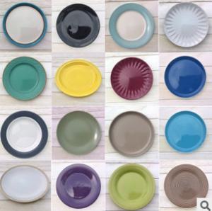 China Supply All Kinds Of Color Glazed Dinner Plate on sale