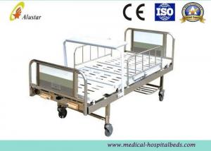 Quality 2 Crank Stainless Steel Medical Hospital Beds With Turning Table (ALS-M245) for sale