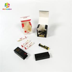 Quality Hot Stamping Custom Printed Paper Boxes Recycled For 1ml Vape Cartridge Carts for sale