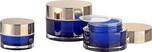 China JL-JR802B PMMA Cream Jar 15g 30g 50g Acrylic Cream Jar Cap for UV Decoration on sale