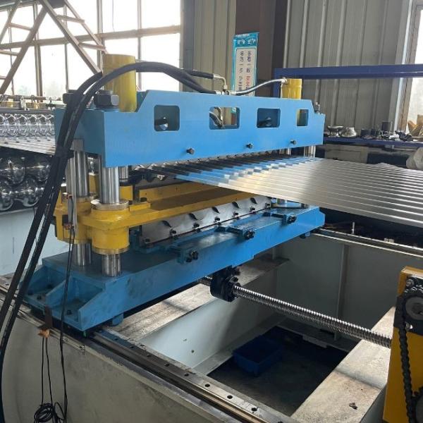 Colored Corrugated Panel Roll Forming Machine Doble Layer Glazed Tile Roll Forming Machine
