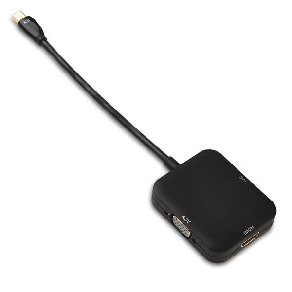ROHS customize Mini DisplayPort to HDMI/DVI/VGA Adapter lvds cable