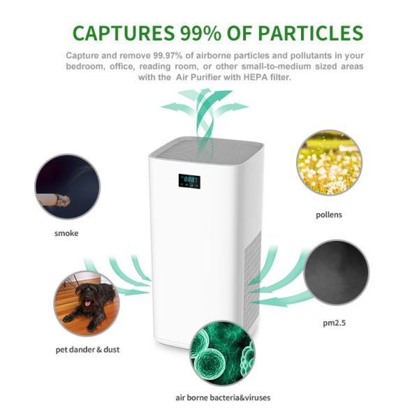 Household Smart Odor Stop Air Purifier For Air Pollution Formaldehyde PM2.5