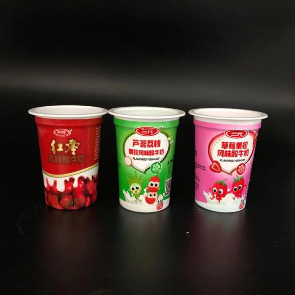eco friendly plastic cups Plastic Shrink 125ml Ice Cream Container Yogurt Cup
