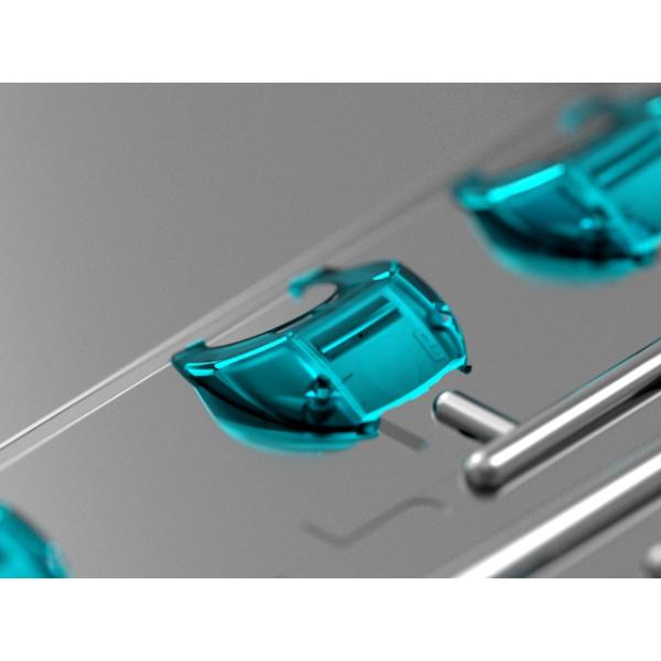 OEM / ODM : Plastic Injection Molds / Inner bracket of left rear cover of transparent earphone (1*8) No.24209