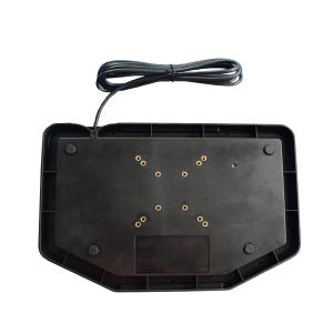 Ruggedized Vehicle Keyboard Desktop With Touchpad Backlit Scissors Switch