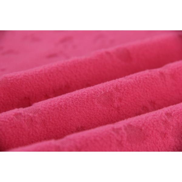Single side embossed pattern polar fleece/coral fleece fabric for pajama and apparel