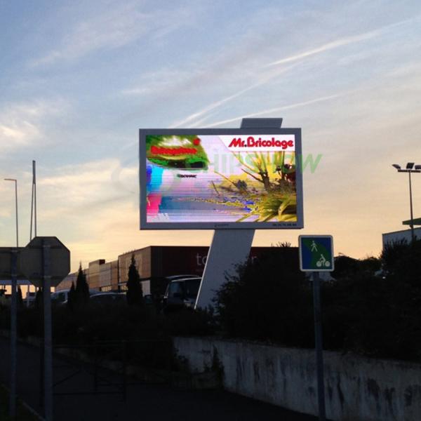 5500 nit Outdoor LED Advertising Display , P6 LED Wall Screen Display Outdoor