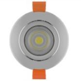 China 12W 83diameter COB LEDs Tridonic aluminum gray DIRECT REPLACEMENT LED DOWN LIGHT on sale