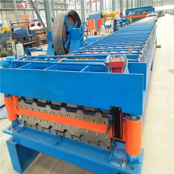 Corrugated Iron Sheet Metal Roof Roll Forming Machine With High Capacity