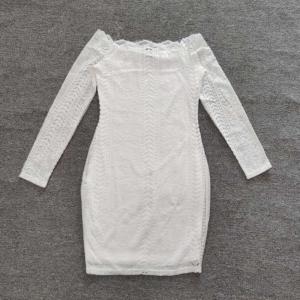 China Slim Fit Lady's White Lace Dress on sale
