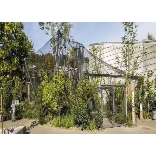 Black Strength Aviary Rope Netting 25*25mm Rope Mesh For Bird Cages